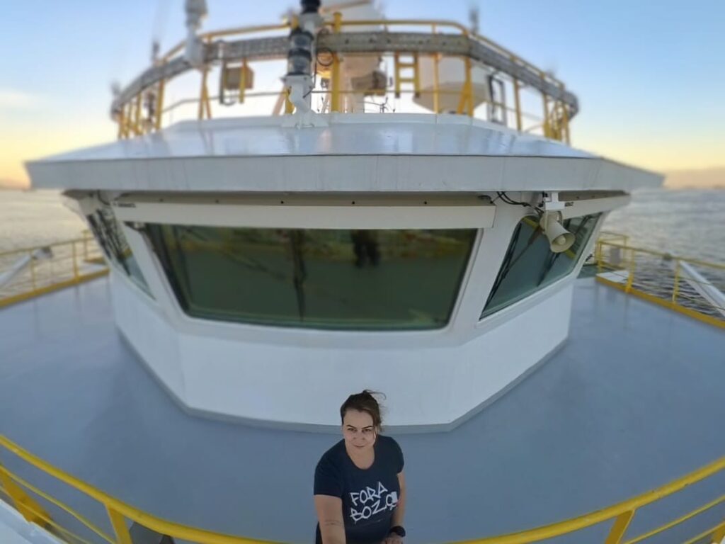 Viagens por uma piloto de navio